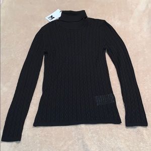 NWT Missoni fitted black knit turtleneck